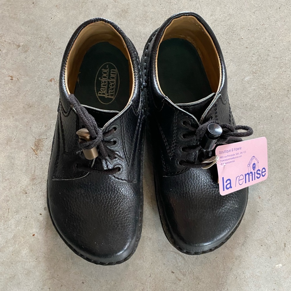 Black leather BAREFOOT FREEDOM - Birkenstock